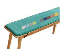 Galettes De Chaises Carres 40x40 ExtéRieur Coussins pour Banc 120 150 180 cm sur Mesure, Coussins pour Balançoire de Jardin Siège Coussins pour Palettes Coussin D'assise Interieur e3(Dark Green,180x30