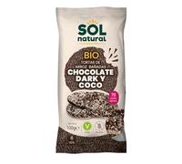 Galettes de riz au chocolat noir et noix de coco vegan sans gluten Bio 100 g (Chocolat - Coco)