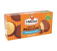 GALETTES MOELLEUSES NAPPÉES CHOCOLAT AU LAIT 180G, ST MICHEL, LOT DE 4