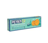 GALETTES PLEYBEN - Biscuit Croquant Traditionnel de Bretagne, Saveur Authentique (130g, 16 pièces) - lot de 4 - Vendu par Lot