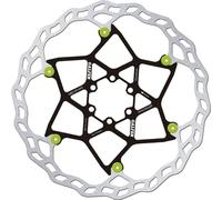 Galfer Wave Floating 2.0 Mm Brake Disc Argenté 203 mm Silver / Green