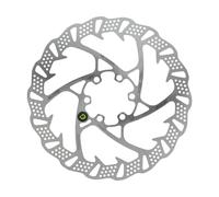 GALFER Disque de Frein Fixed Disc Shark 1,8 mm VTT 6 trous gris 160 mm