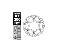 galfer Disque de Frein Flottant Wave Racing df200fry