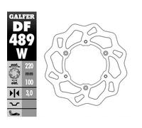 galfer Disque de Frein Wave fixé df489 W