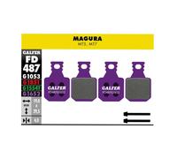 GALFER Plaquettes de Frein Disc E-Bike pour Magura semi-métallique - acier MA-008