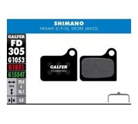 GALFER Plaquettes De Frein Shimano Nexave, Deore M555 Rouge Advanced vélo G1851 Adulte Unisexe, Taille Unique
