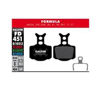 GALFER Plaquettes de Frein Formula Mega, The One, R0, R1, RX, Rr1, T1, C1 STD vélo G1053 Adulte Unisexe, Noir, Taille Unique