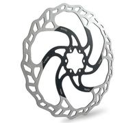 Galfer Wave E-bike 2.0 Mm Brake Disc Noir,Argenté 180 mm Silver