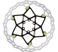 Galfer Wave Floating 2.0 Mm Brake Disc Argenté 203 mm Silver / Green