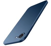 Galful Coque pour iPhone 17e Ultra Fine Matte PC Housse iPhone 16e Etui de Protection Légère Finition Mat en Hardcase Antidérapant Anti-Rayures Bumper Slim Case Cover-Gris Bleu