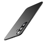 Galful Coque pour Samsung Galaxy S24 FE Ultra Fine Rigide Housse Samsung S24 FE Étui de Protection Ultra-léger Matte PC Hardcase avec Protection Caméra Bumper Slim Case Anti-Scrat Cover-Noir