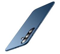 Galful Coque pour Samsung Galaxy S24 FE Ultra Fine Rigide Housse Samsung S24 FE Étui de Protection Ultra-léger Matte PC Hardcase avec Protection Caméra Bumper Slim Case Anti-Scrat Cover-Gris Bleu