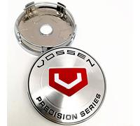 GALGAN 4 pièces Auto ABS Cache-moyeux pour Vossen 60MM Capuchons De Centre Jante Décoration Accessoires,H