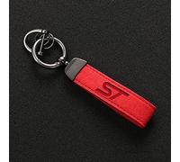 GALGAN Auto Femme Homme Porte-clés pour Ford St Fusion Everest Escape Explorer Edge Mondeo Focus Ecosport Fiesta Kuga Porte-clés Voiture Cadeaux,Red