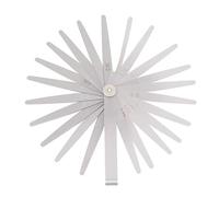 Galgas de espesores de precisión, 20 hojas sistema métrico, 0,05-1,0 mm, 100 mm de longitud Para medir el ancho Calibradores de precisión, 20 hojas 0-05-1,00 mm, pasos de 0,05 mm cada uno