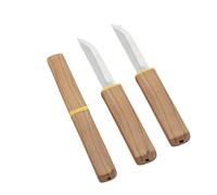 Galica Couteau camping, pique nique, bateau, randonnée 2 couteaux en 1- gain de place, etui fermé = Sécurité - 2 lames standards