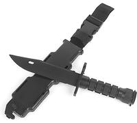 Galica Couteau d'Entrainement- Art martiaux- Airsoft- Cosplay - Plastique-Tactique- baïonnette- couteau en plastique- caoutchouc flexible -Training Knife