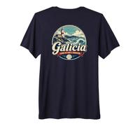 Galice Espagne Cape Sileiro Phare Côte Nord T-Shirt Haut de Gamme