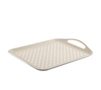 Galicja Molly Plateau de Service de fête rectangulaire en Plastique pour collations, Repas, Biscuits - Grand Plateau rectangulaire en Plastique pour Servir des Aliments et des collations - 45 x 32 x