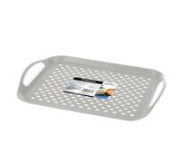 Galicja Molly Plateau de Service de fête rectangulaire en Plastique pour collations, Repas, Biscuits - Grand Plateau rectangulaire en Plastique pour Servir des Aliments et des collations - 45 x 32 x