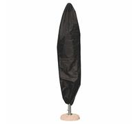 GALILEO Bâche de Protection Hydrofuge pour Parasol de Jardin Ø50 x 210 cm, Cordon de Fermeture, Esté