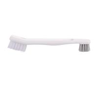 Galileo Brosse de Nettoyage Double en Plastique, Blanc, 21 x 3,5 x 2,5 cm, Multi-Usage, avec Trou de Suspension