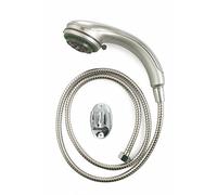 Galileo Casa 2172540 Pommeau de Douche avec Finition Satinée, métal, Argent, 1 x 1 x 150 cm