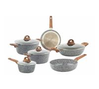 Galileo Casa 2191314 Carrara Batterie 10 pièces ind. forg.Granit Gris
