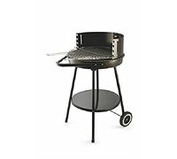 Galileo Casa Barbecue Rond avec Roues 50 x h. 85 cm, Vert
