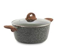 Galileo Casa Carrara Casserole, Aluminium, Gris, 18 cm