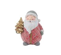 Galileo Casa Père Noël en magnésie avec Arbre, Multicolore, Dimensions : L. 31 x P. 21 x H. 28 cm