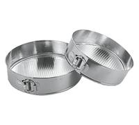 Galileo Casa Sweety Lot de 2 moules 23 - 27 cm de diamètre, en Acier, Gris, 27 x 27 x 8 cm