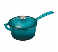 Galileo Casserole avec couvercle 19,3 cm en fonte émaillée, induction, octane Les Cocottes OuiChef