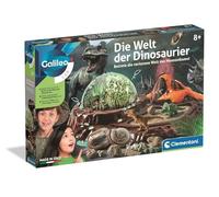Galileo Lab 59450 Terrarium pour expériences botaniques avec T-Rex, tricératops, Volcan et fossiles Clementoni