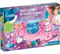 Galileo Lab Mon Grand Laboratoire de Cristal - Kit d'expérimentation pour la Fabrication de Cristaux géants et Pierres précieuses - pour Enfants à partir de 8 Ans - 59458 de Clementoni
