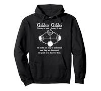 Galileo Phases de Lune Découvrez la vérité Math Science Professeur Geek Sweat à Capuche