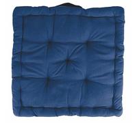 GALILEO SpA Lot de 4 Coussins de Matelas pour Chaise 40 x 40 x 8 cm, Bleu, Sibylle