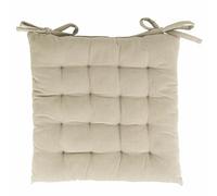 GALILEO SpA Lot de 5 Coussins de Chaise à Lacets 40 x 40 cm, écru, Sibylle
