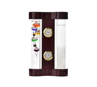 Galileo Thermomètre et Storm écran en verre 18 cm