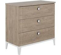Commode 3 Tiroirs Marcel Marron