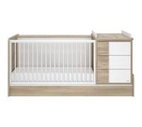 Galipette - Lit combiné évolutif Sacha Chêne 70 x 140 cm