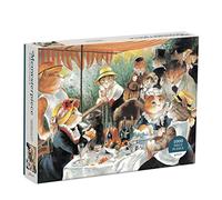 Galison 9780735367517 Luncheon of The Boating Party Meowsterpiece of Western Art 1000 Piece Puzzle