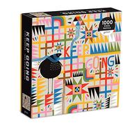 Galison 9780735368460 Keep Going 1000 Piece Puzzle in Square Box