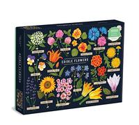 Galison 9780735369078 Edible Flowers 1000 Piece Puzzle