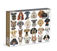 Galison Paper Dogs Puzzle 1000 pièces