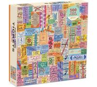 GALISON Puzzle carré Cartes anciennes 500 pièces