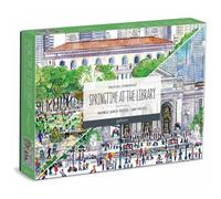GALISON Puzzle double face Le printemps à la bibliothèque 500 pièces