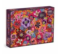 Galison Puzzle Les Abeilles Parmi Les Fleurs Du Maquillage 1000 Pièces