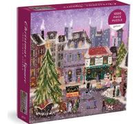 Galison Puzzle Noël carré 1000 pièces