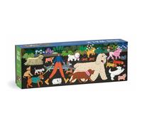 GALISON Puzzle panoramique Chien Promenade 1000 pièces